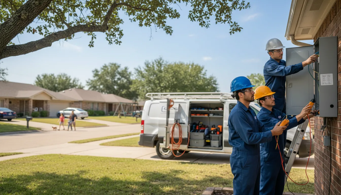 Certified electrician providing emergency electrical services in Larslan, MT